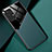 Silikon Hülle Handyhülle Gummi Schutzhülle Flexible Leder Tasche mit Magnetisch für Samsung Galaxy A32 4G Grün