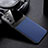 Silikon Hülle Handyhülle Gummi Schutzhülle Flexible Leder Tasche mit Magnetisch für Samsung Galaxy S22 Plus 5G Blau