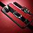 Silikon Hülle Handyhülle Gummi Schutzhülle Flexible Leder Tasche mit Magnetisch S01 für Xiaomi Poco F3 5G Rot
