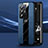 Silikon Hülle Handyhülle Gummi Schutzhülle Flexible Leder Tasche PB1 für Vivo X70 Pro+ Plus 5G Blau