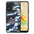 Silikon Hülle Handyhülle Gummi Schutzhülle Flexible Leder Tasche S01D für Oppo Reno8 T 4G Blau