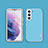 Silikon Hülle Handyhülle Gummi Schutzhülle Flexible Leder Tasche S04 für Samsung Galaxy S22 5G