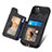 Silikon Hülle Handyhülle Gummi Schutzhülle Flexible Leder Tasche SD1 für Apple iPhone 13 Pro Max
