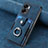 Silikon Hülle Handyhülle Gummi Schutzhülle Flexible Leder Tasche SD1 für Oppo A77 5G Blau