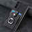 Silikon Hülle Handyhülle Gummi Schutzhülle Flexible Leder Tasche SD1 für Oppo A93 5G Schwarz