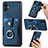 Silikon Hülle Handyhülle Gummi Schutzhülle Flexible Leder Tasche SD1 für Samsung Galaxy A04 4G