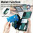Silikon Hülle Handyhülle Gummi Schutzhülle Flexible Leder Tasche SD1 für Samsung Galaxy A32 5G