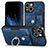 Silikon Hülle Handyhülle Gummi Schutzhülle Flexible Leder Tasche SD11 für Apple iPhone 15