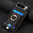 Silikon Hülle Handyhülle Gummi Schutzhülle Flexible Leder Tasche SD2 für Google Pixel 8 Pro 5G Schwarz
