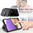 Silikon Hülle Handyhülle Gummi Schutzhülle Flexible Leder Tasche SD2 für Samsung Galaxy A32 5G