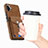 Silikon Hülle Handyhülle Gummi Schutzhülle Flexible Leder Tasche SD3 für Samsung Galaxy A04 4G