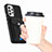 Silikon Hülle Handyhülle Gummi Schutzhülle Flexible Leder Tasche SD3 für Samsung Galaxy A72 4G