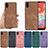 Silikon Hülle Handyhülle Gummi Schutzhülle Flexible Leder Tasche SD4 für Samsung Galaxy M04