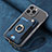 Silikon Hülle Handyhülle Gummi Schutzhülle Flexible Leder Tasche SD5 für Apple iPhone 14 Pro Max Blau