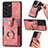 Silikon Hülle Handyhülle Gummi Schutzhülle Flexible Leder Tasche SD5 für Samsung Galaxy S21 FE 5G