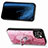 Silikon Hülle Handyhülle Gummi Schutzhülle Flexible Leder Tasche SD7 für Apple iPhone 13 Pink