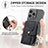 Silikon Hülle Handyhülle Gummi Schutzhülle Flexible Leder Tasche SD8 für Apple iPhone 14 Pro Max