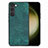 Silikon Hülle Handyhülle Gummi Schutzhülle Flexible Leder Tasche SD8 für Samsung Galaxy S23 5G Grün