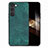 Silikon Hülle Handyhülle Gummi Schutzhülle Flexible Leder Tasche SD8 für Samsung Galaxy S24 5G Grün