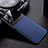 Silikon Hülle Handyhülle Gummi Schutzhülle Flexible Leder Tasche Z01 für Huawei Nova 6 SE Blau