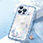 Silikon Hülle Handyhülle Gummi Schutzhülle Flexible Tasche Bling-Bling AT1 für Apple iPhone 13 Pro