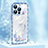 Silikon Hülle Handyhülle Gummi Schutzhülle Flexible Tasche Bling-Bling AT1 für Apple iPhone 13 Pro Blau
