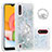 Silikon Hülle Handyhülle Gummi Schutzhülle Flexible Tasche Bling-Bling mit Fingerring Ständer S01 für Samsung Galaxy A01 SM-A015
