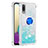 Silikon Hülle Handyhülle Gummi Schutzhülle Flexible Tasche Bling-Bling mit Fingerring Ständer S01 für Samsung Galaxy A02