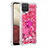 Silikon Hülle Handyhülle Gummi Schutzhülle Flexible Tasche Bling-Bling mit Fingerring Ständer S01 für Samsung Galaxy A12