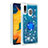 Silikon Hülle Handyhülle Gummi Schutzhülle Flexible Tasche Bling-Bling mit Fingerring Ständer S01 für Samsung Galaxy A20