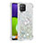 Silikon Hülle Handyhülle Gummi Schutzhülle Flexible Tasche Bling-Bling mit Fingerring Ständer S01 für Samsung Galaxy A22 4G