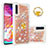 Silikon Hülle Handyhülle Gummi Schutzhülle Flexible Tasche Bling-Bling mit Fingerring Ständer S01 für Samsung Galaxy A70S
