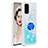 Silikon Hülle Handyhülle Gummi Schutzhülle Flexible Tasche Bling-Bling mit Fingerring Ständer S01 für Samsung Galaxy S20 5G Hellblau
