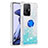 Silikon Hülle Handyhülle Gummi Schutzhülle Flexible Tasche Bling-Bling mit Fingerring Ständer S01 für Xiaomi Mi 11T 5G