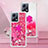 Silikon Hülle Handyhülle Gummi Schutzhülle Flexible Tasche Bling-Bling mit Fingerring Ständer S01 für Xiaomi Poco X5 5G Pink