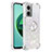 Silikon Hülle Handyhülle Gummi Schutzhülle Flexible Tasche Bling-Bling mit Fingerring Ständer S01 für Xiaomi Redmi 11 Prime 5G