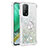 Silikon Hülle Handyhülle Gummi Schutzhülle Flexible Tasche Bling-Bling mit Fingerring Ständer S01 für Xiaomi Redmi K30S 5G