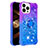 Silikon Hülle Handyhülle Gummi Schutzhülle Flexible Tasche Bling-Bling mit Fingerring Ständer S02 für Apple iPhone 13 Pro Max Violett