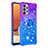 Silikon Hülle Handyhülle Gummi Schutzhülle Flexible Tasche Bling-Bling mit Fingerring Ständer S02 für Samsung Galaxy A32 5G