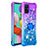 Silikon Hülle Handyhülle Gummi Schutzhülle Flexible Tasche Bling-Bling mit Fingerring Ständer S02 für Samsung Galaxy A51 5G