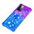 Silikon Hülle Handyhülle Gummi Schutzhülle Flexible Tasche Bling-Bling mit Fingerring Ständer S02 für Samsung Galaxy A72 4G