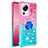 Silikon Hülle Handyhülle Gummi Schutzhülle Flexible Tasche Bling-Bling mit Fingerring Ständer S02 für Xiaomi Mi 12 Lite NE 5G