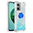 Silikon Hülle Handyhülle Gummi Schutzhülle Flexible Tasche Bling-Bling mit Fingerring Ständer S03 für Xiaomi Redmi 10 Prime Plus 5G