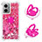 Silikon Hülle Handyhülle Gummi Schutzhülle Flexible Tasche Bling-Bling mit Fingerring Ständer S03 für Xiaomi Redmi 11 Prime 5G