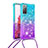 Silikon Hülle Handyhülle Gummi Schutzhülle Flexible Tasche Bling-Bling mit Schlüsselband Lanyard S01 für Samsung Galaxy S20 FE (2022) 5G