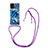 Silikon Hülle Handyhülle Gummi Schutzhülle Flexible Tasche Bling-Bling mit Schlüsselband Lanyard S02 für Samsung Galaxy A91