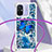 Silikon Hülle Handyhülle Gummi Schutzhülle Flexible Tasche Bling-Bling mit Schlüsselband Lanyard S02 für Xiaomi Redmi 11A 4G