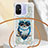 Silikon Hülle Handyhülle Gummi Schutzhülle Flexible Tasche Bling-Bling mit Schlüsselband Lanyard S02 für Xiaomi Redmi 11A 4G