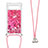 Silikon Hülle Handyhülle Gummi Schutzhülle Flexible Tasche Bling-Bling mit Schlüsselband Lanyard S03 für Google Pixel 7a 5G
