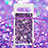 Silikon Hülle Handyhülle Gummi Schutzhülle Flexible Tasche Bling-Bling mit Schlüsselband Lanyard S03 für Google Pixel 7a 5G Violett
